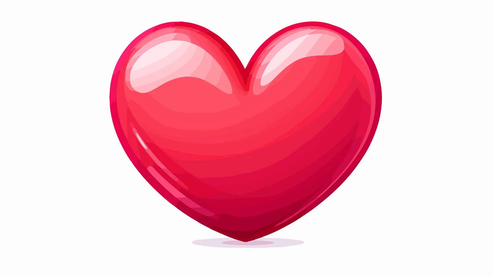 Kissing Heart Symbol Vector Illustration — free download from Dotvec