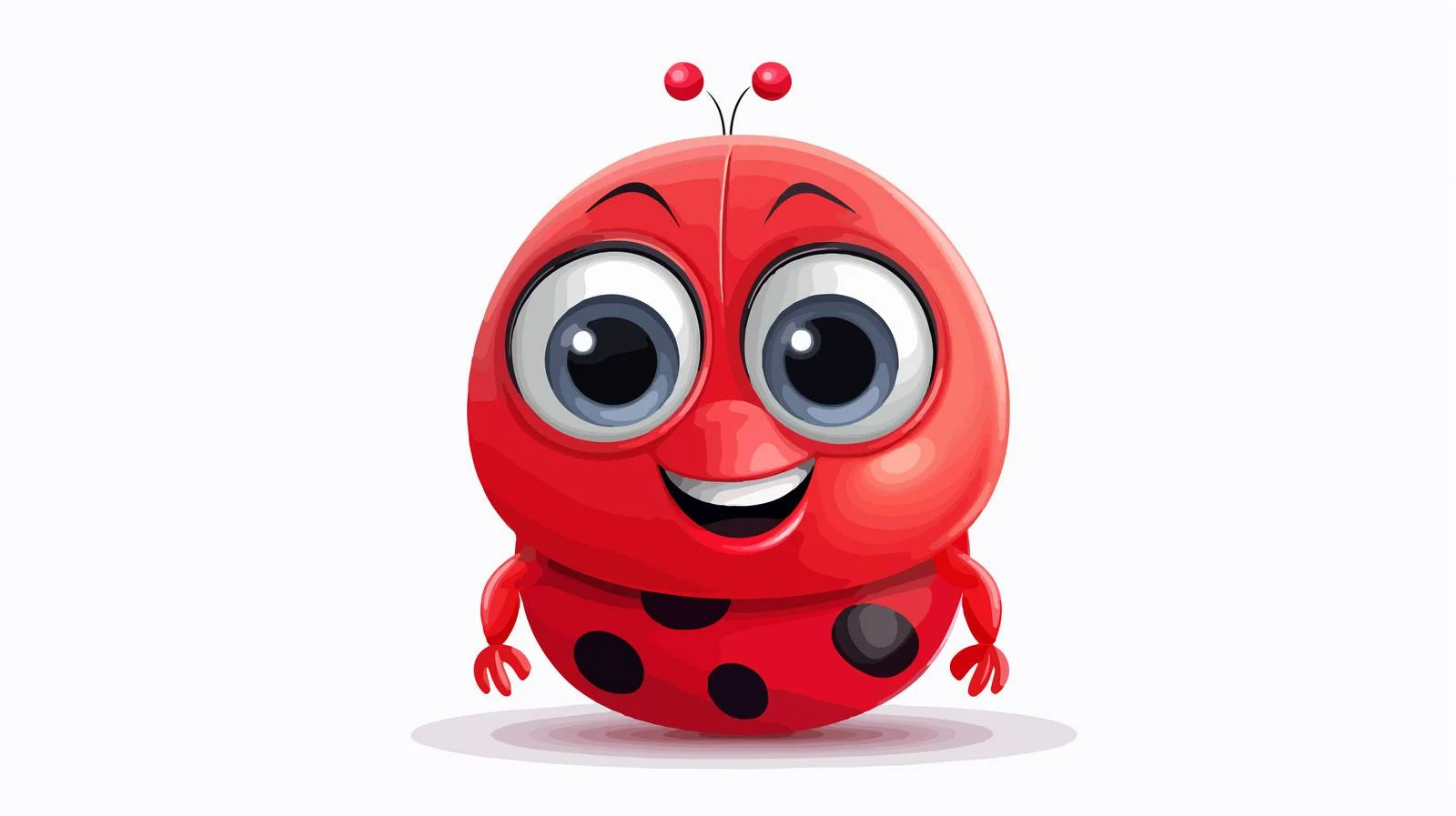 Cartoon Ladybug Illustration — free download from Dotvec