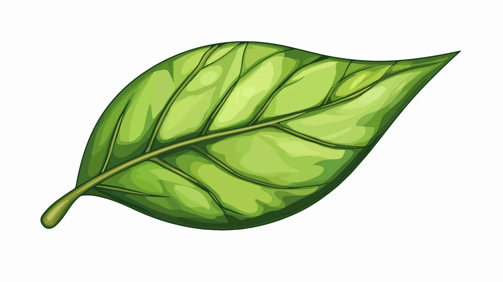 Cartoon Leaf Symbol Illustration — free download from Dotvec