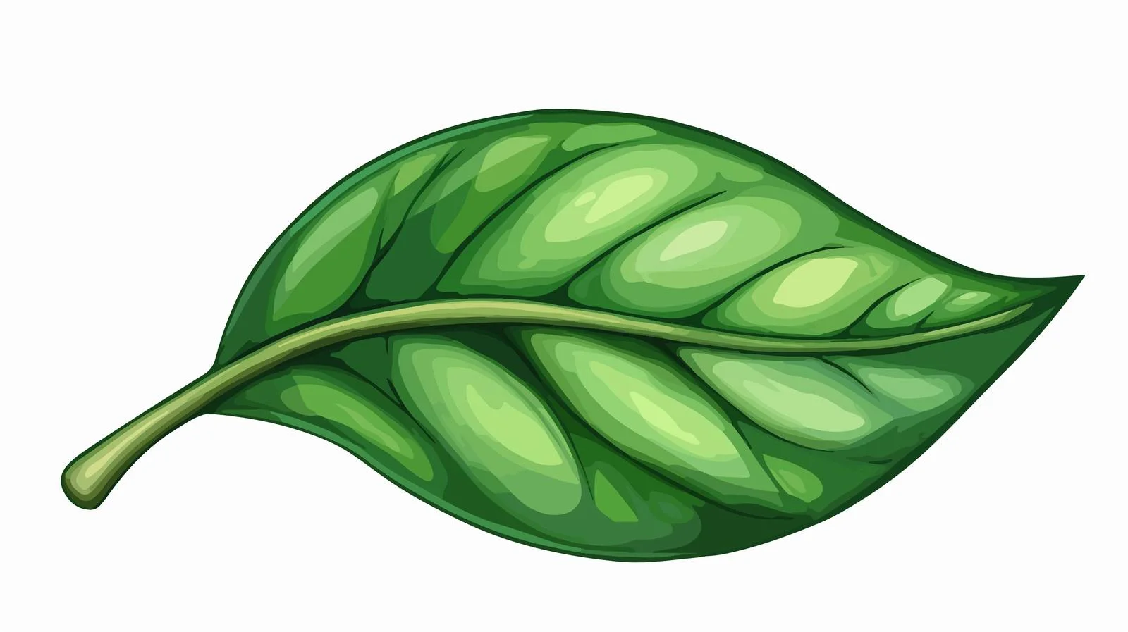 Cartoon Leaf Symbol Stock Illustration — free download from Dotvec