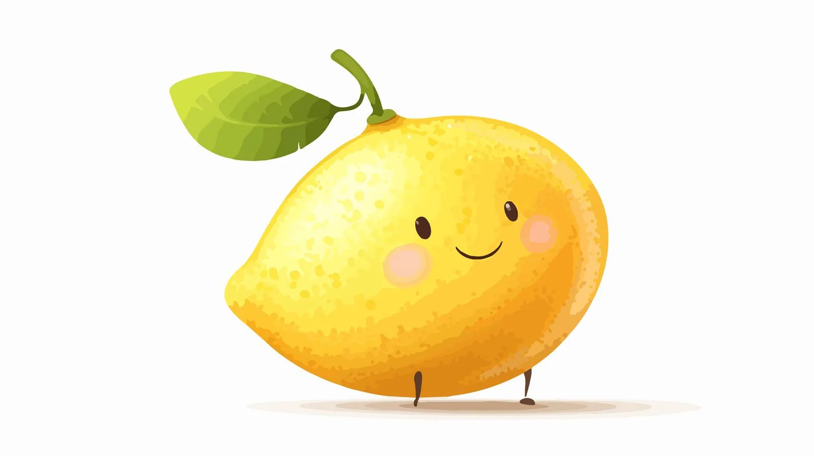 Cartoon Lemon Vector Illustration — free download from Dotvec
