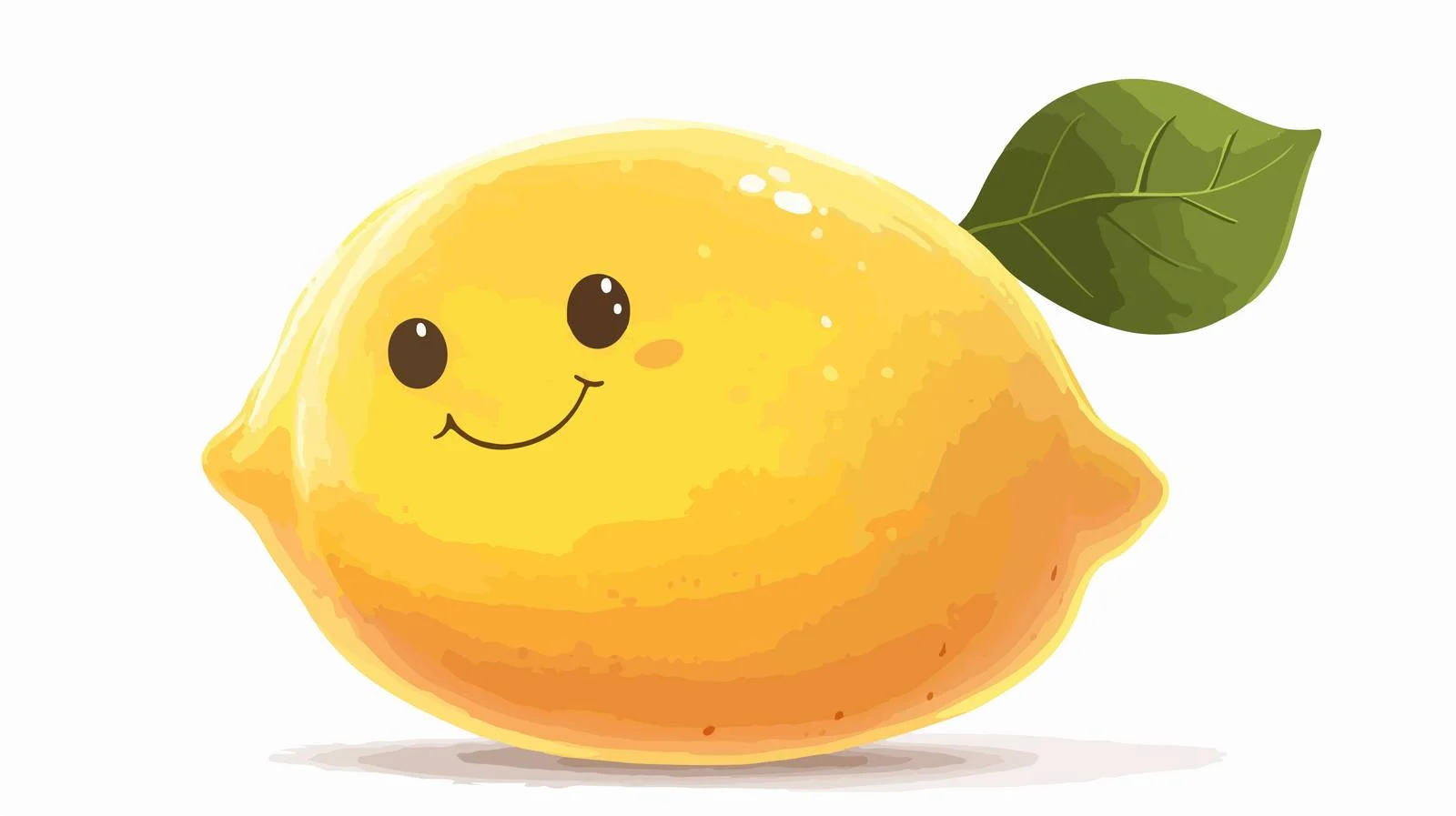 Cartoon Lemon Vector Illustration — free download from Dotvec
