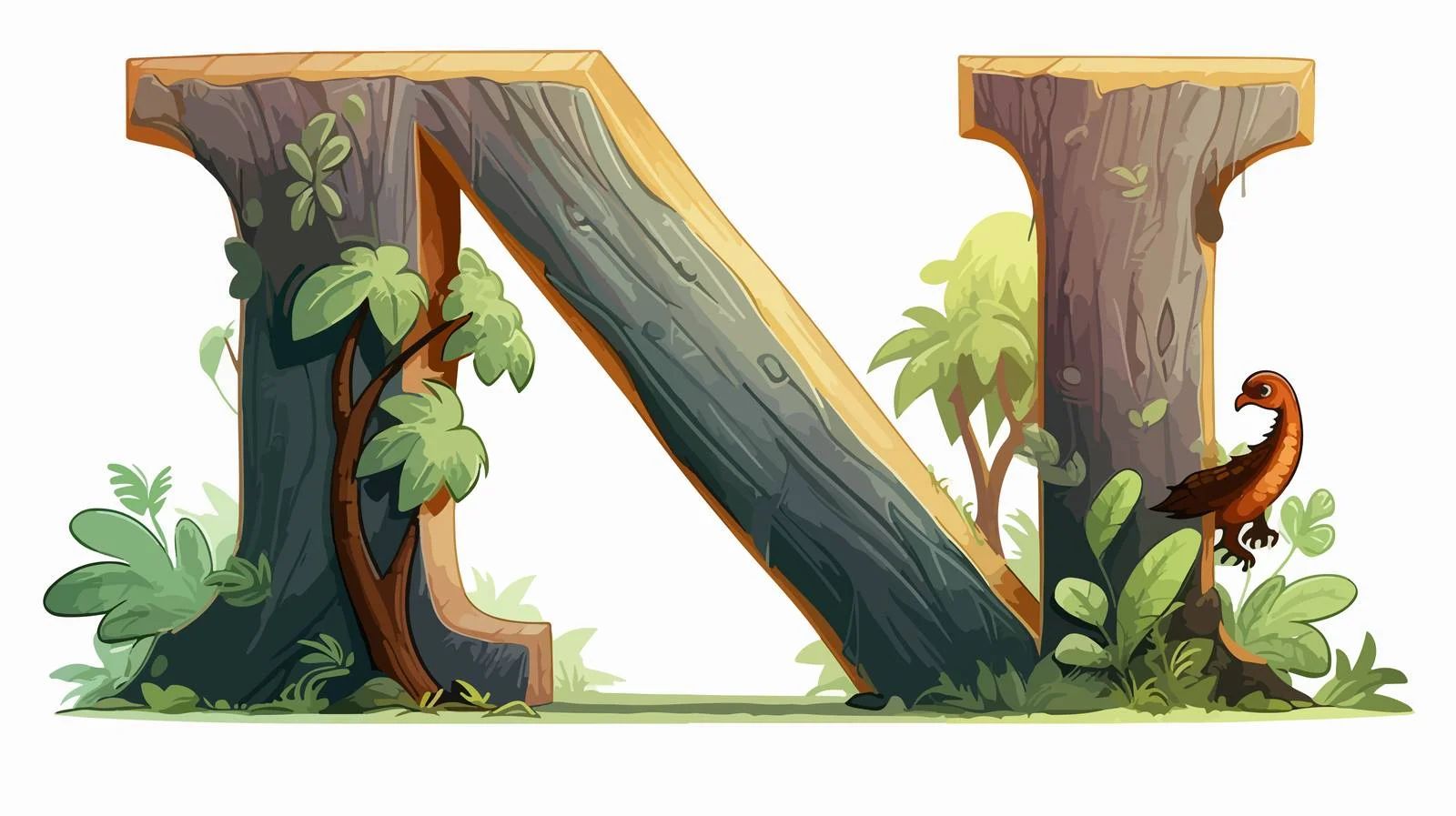 Cartoon Letter X Vector Illustration — free download from Dotvec