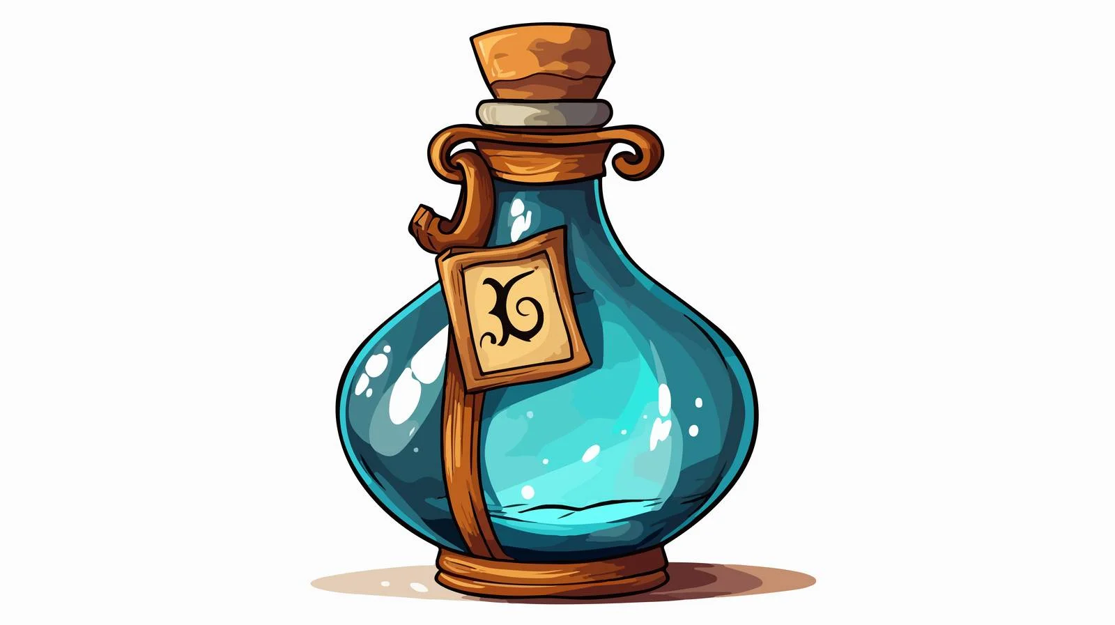Whimsical Letter in Bottle Illustration — free download from Dotvec