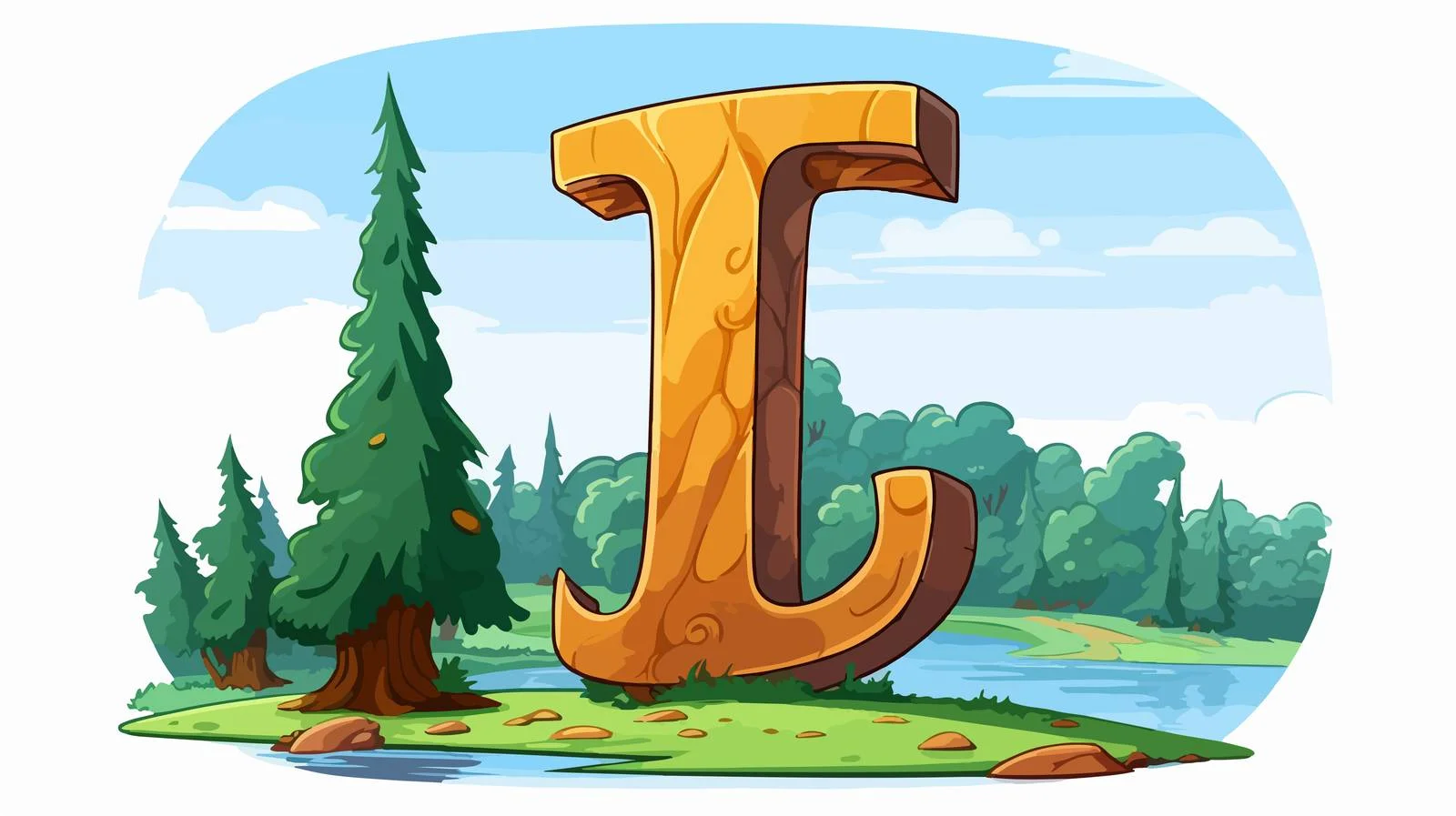 Cartoon Letter J Illustration — free download from Dotvec