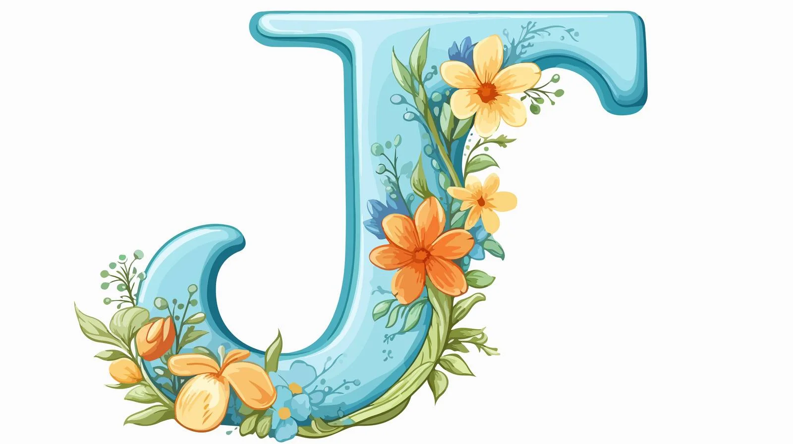 Cartoon Letter J Illustration — free download from Dotvec