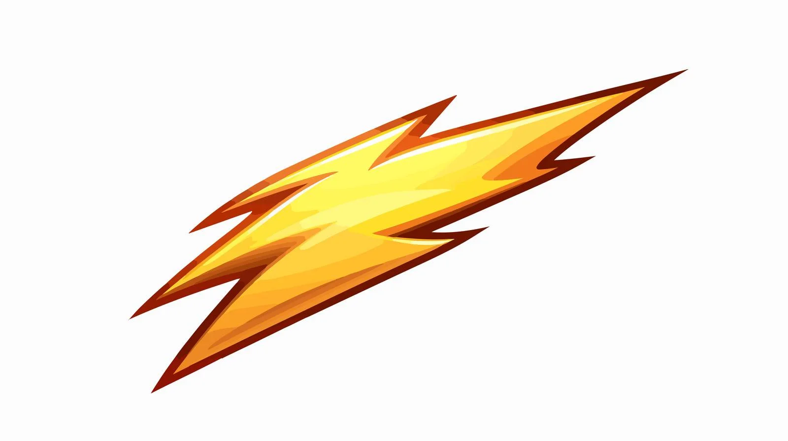 Cartoon Lightning Bolt Vector Illustration — free download from Dotvec