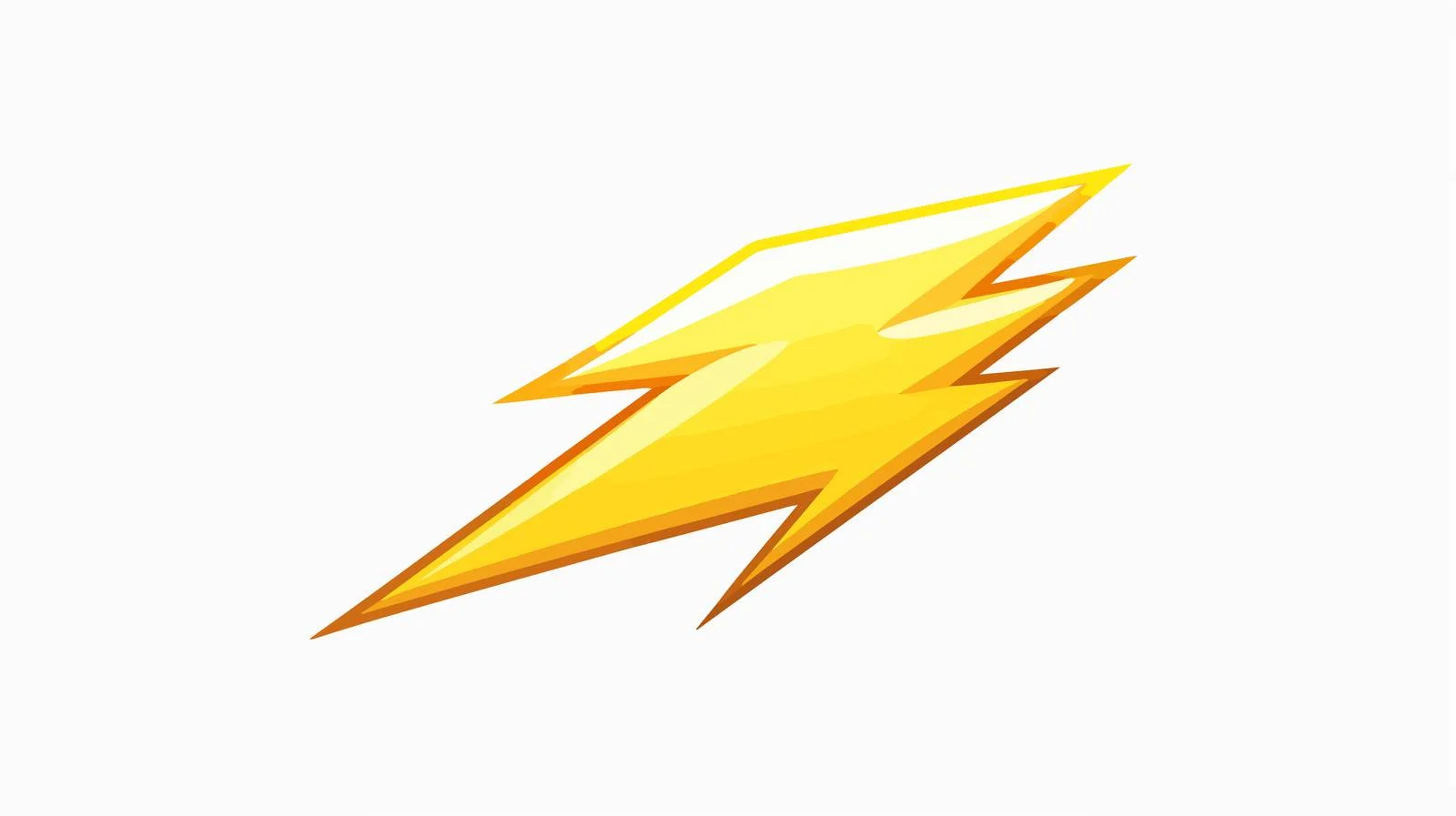 Cartoon Lightning Bolt Symbol Vector Illustration — free download from Dotvec