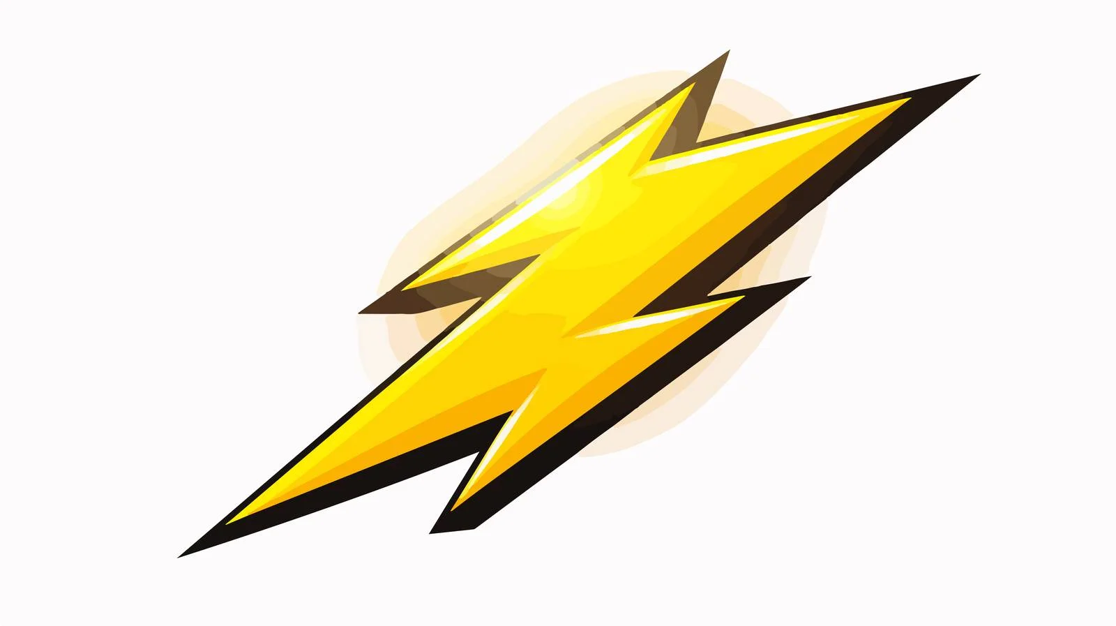 Cartoon Lightning Bolt Symbol Vector — free download from Dotvec
