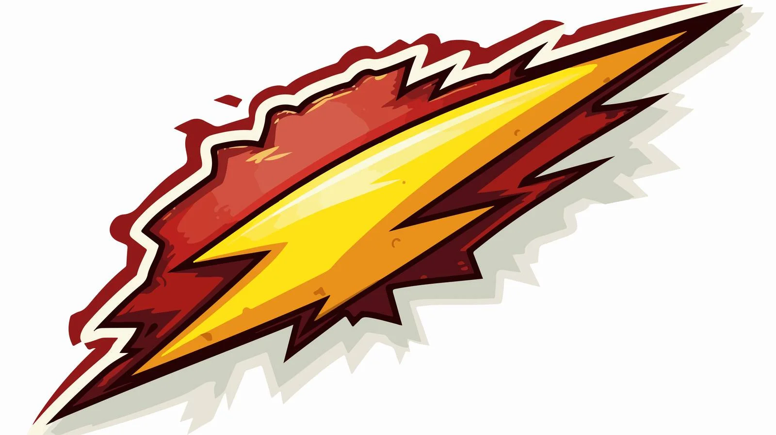 Comic Lightning Bolt Speech Bubble — free download from Dotvec