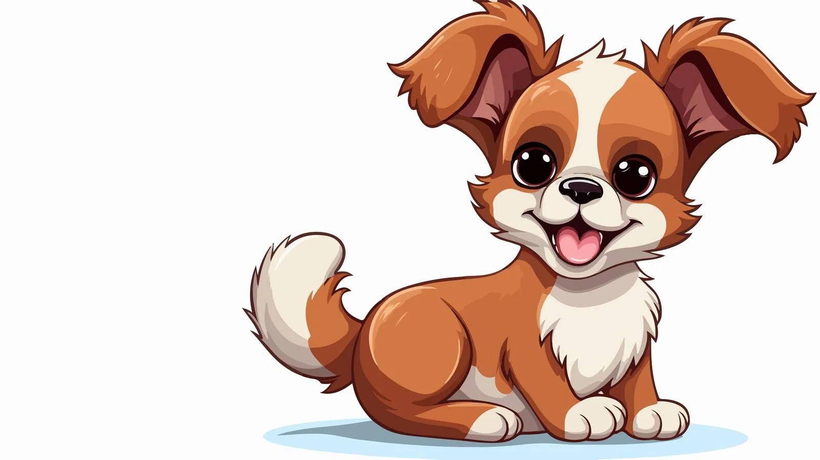 Cartoon Dog with Speech Bubble — free download from Dotvec