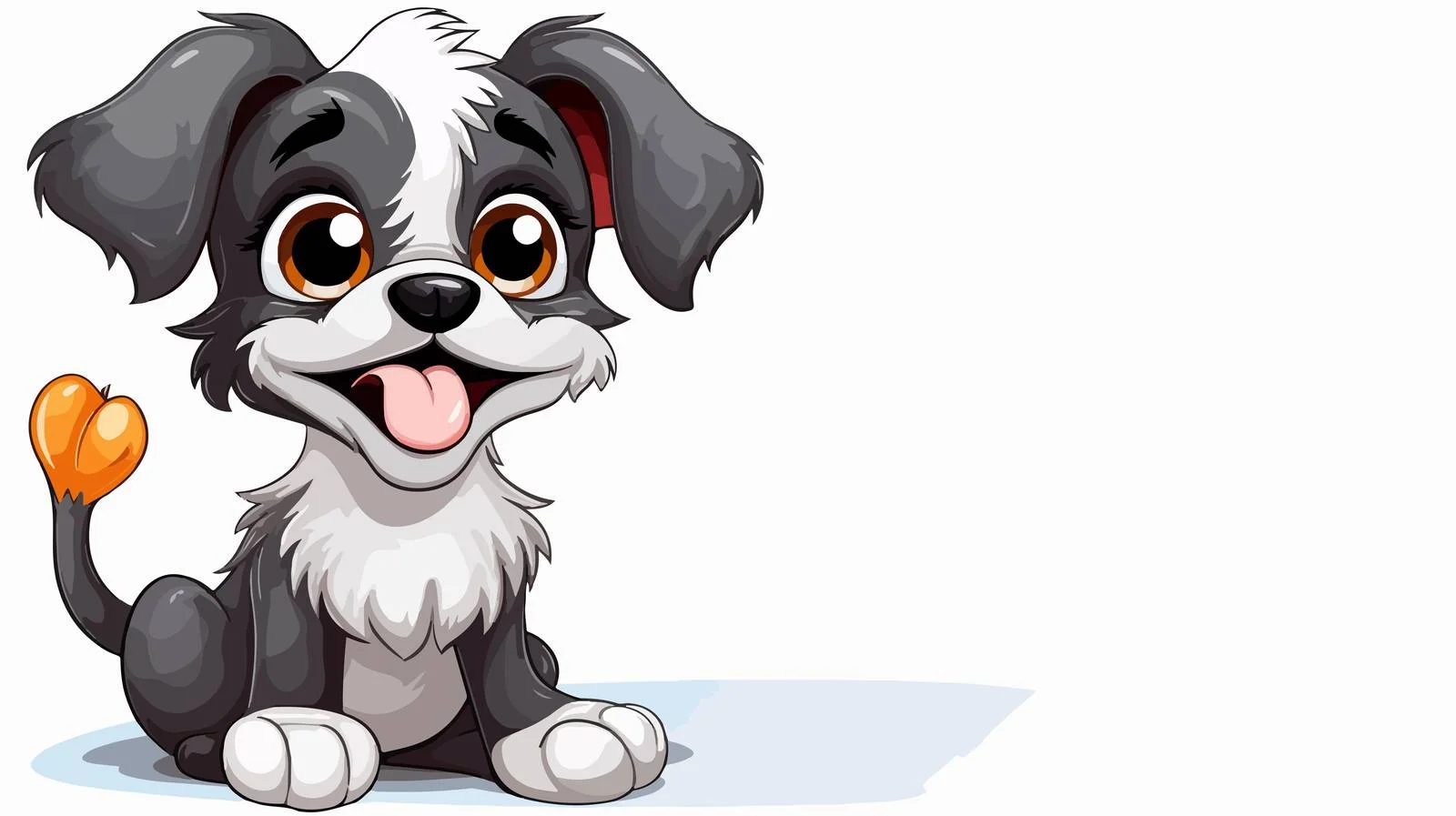 Playful Dog Speech Bubble Illustration — free download from Dotvec