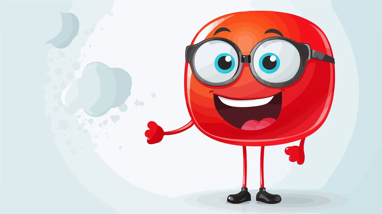 Mushroom Man Speech Bubble Cartoon — free download from Dotvec