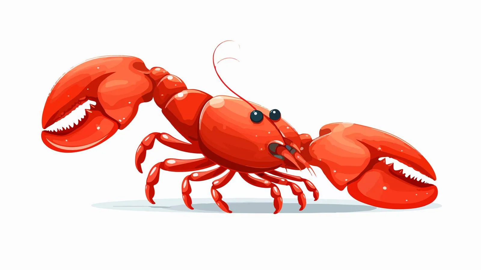 Cartoon Lobster Vector Illustration — free download from Dotvec