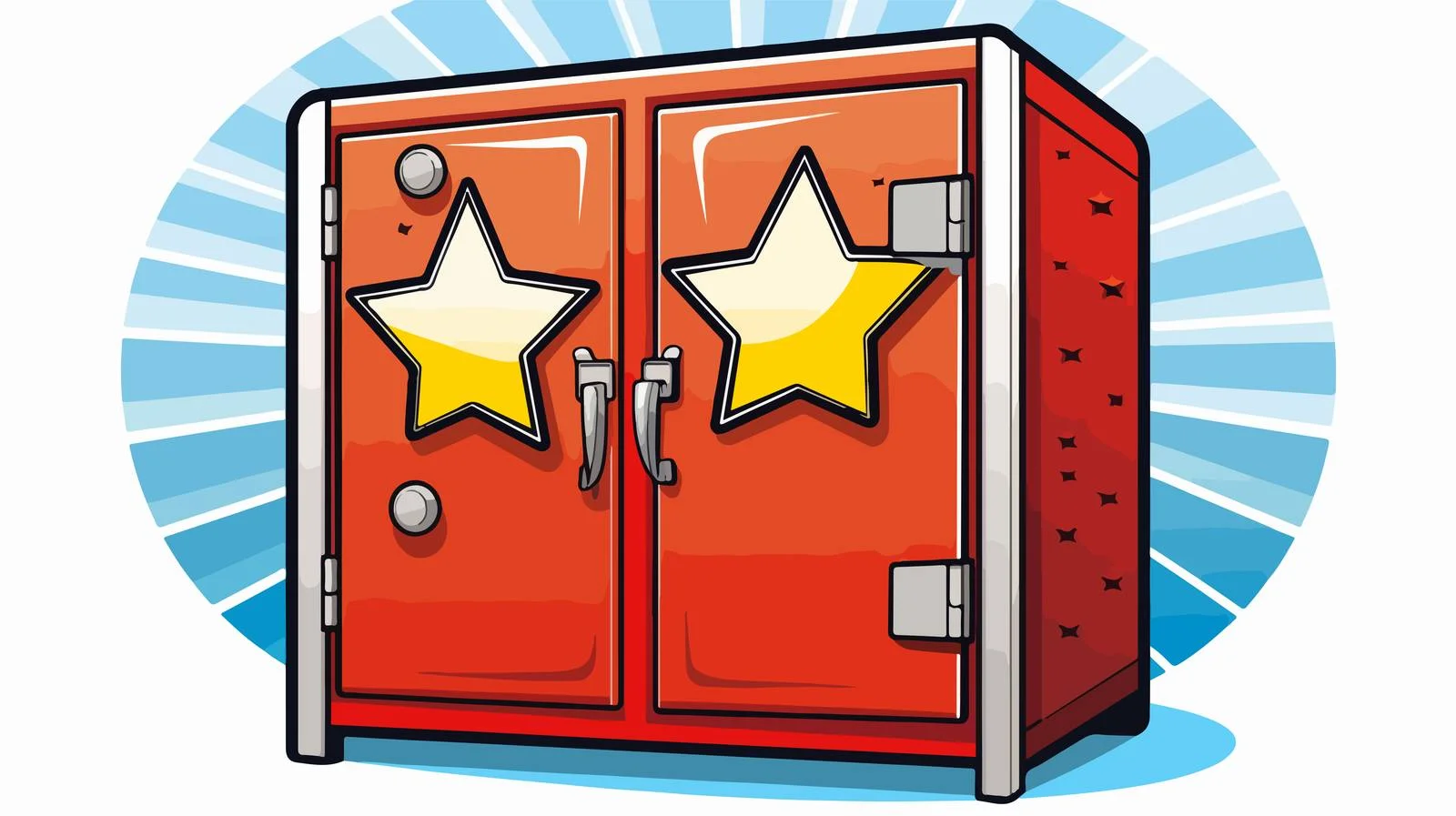 Animated Locker Speech Bubble Illustration — free download from Dotvec