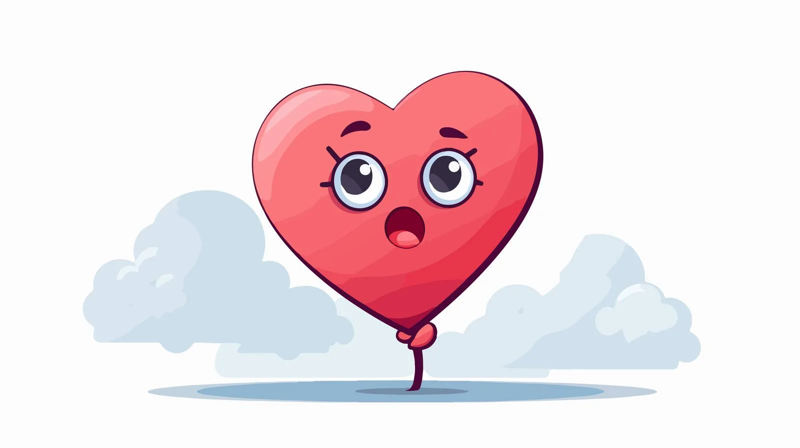 Love Sick Heart with Thought Bubble — free download from Dotvec