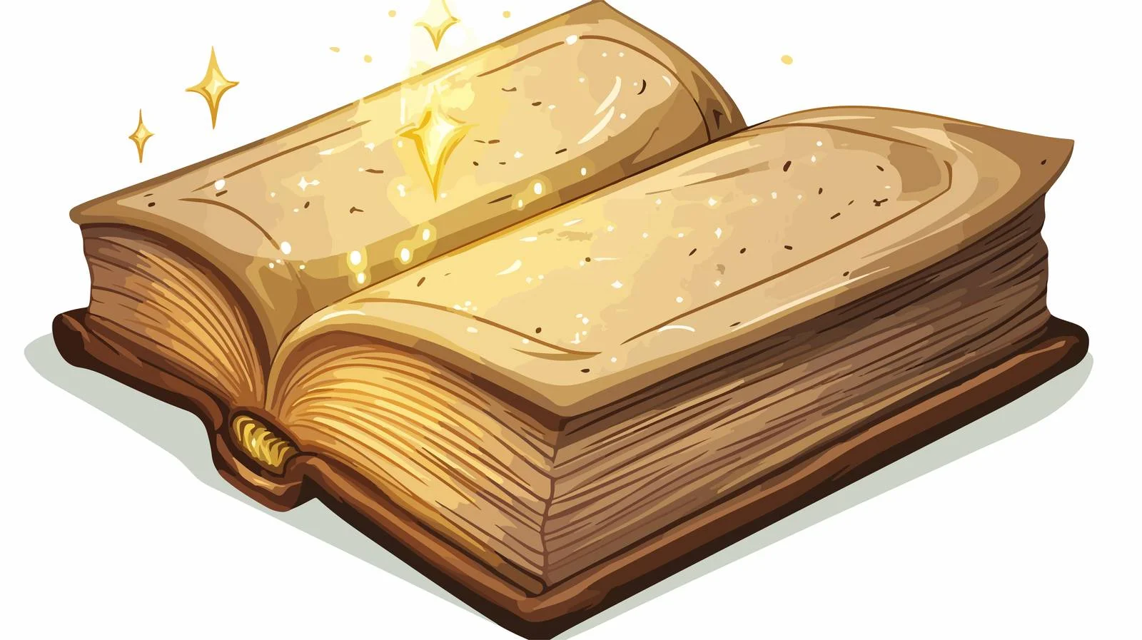 Enchanting Cartoon Magic Book Illustration — free download from Dotvec