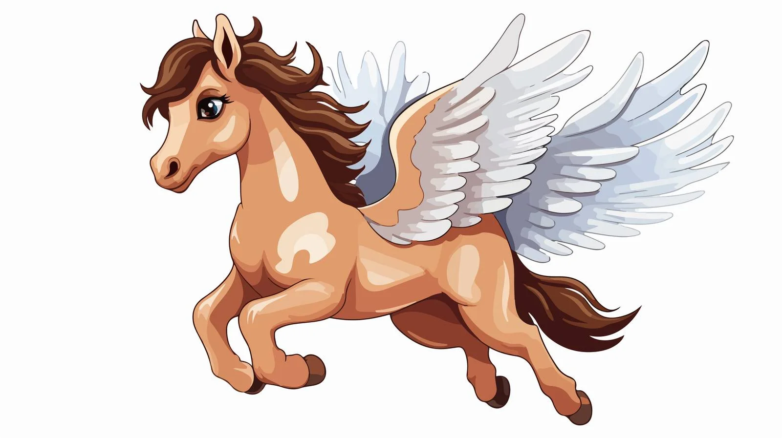 Enchanting Flying Horse Illustration — free download from Dotvec