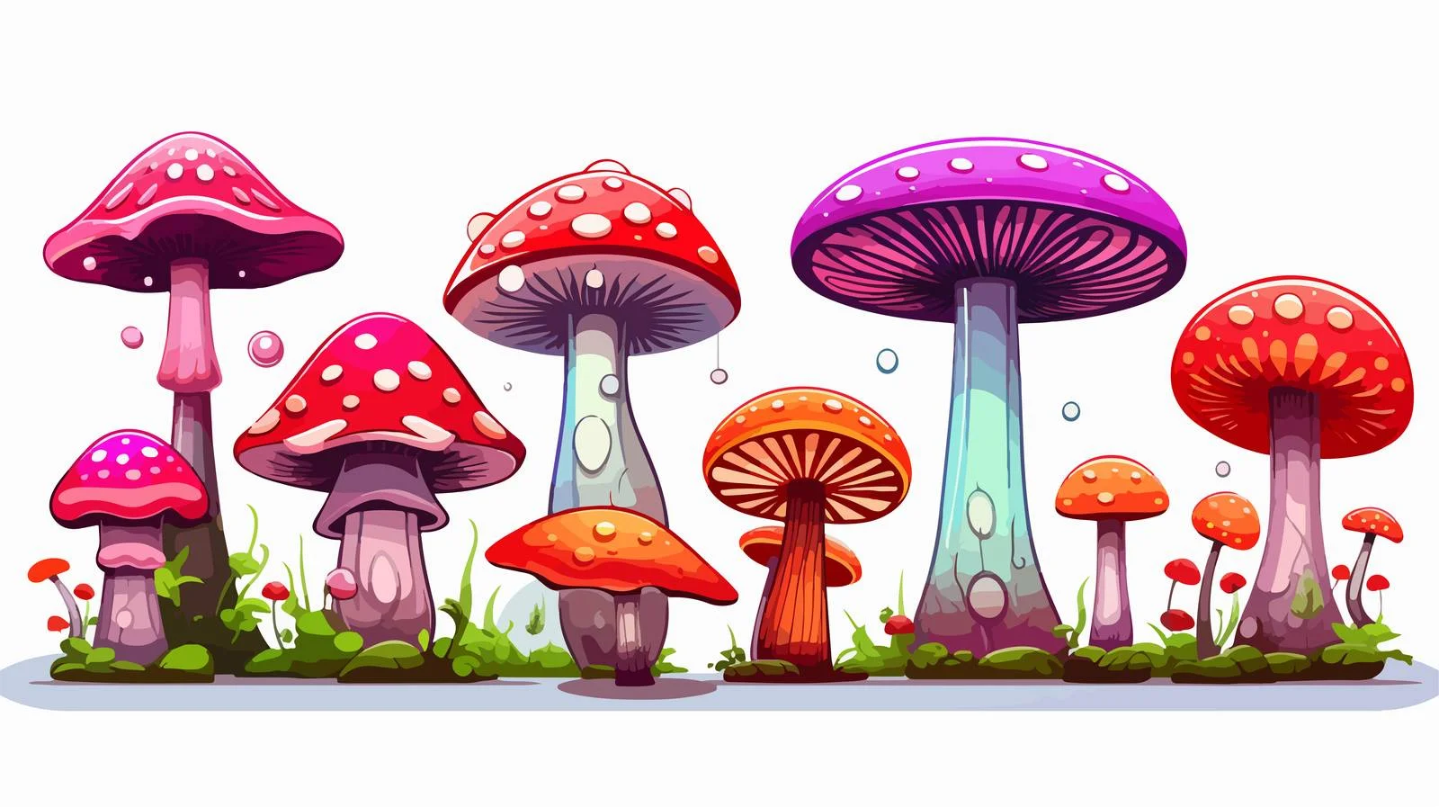 Enchanting Mushroom Character Illustration — free download from Dotvec
