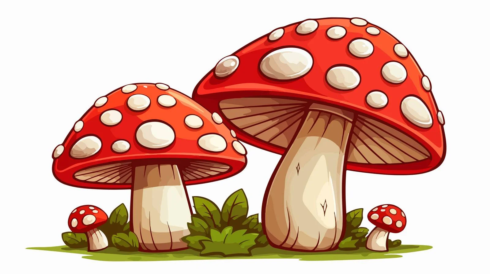 Whimsical Mushroom Character Illustration — free download from Dotvec