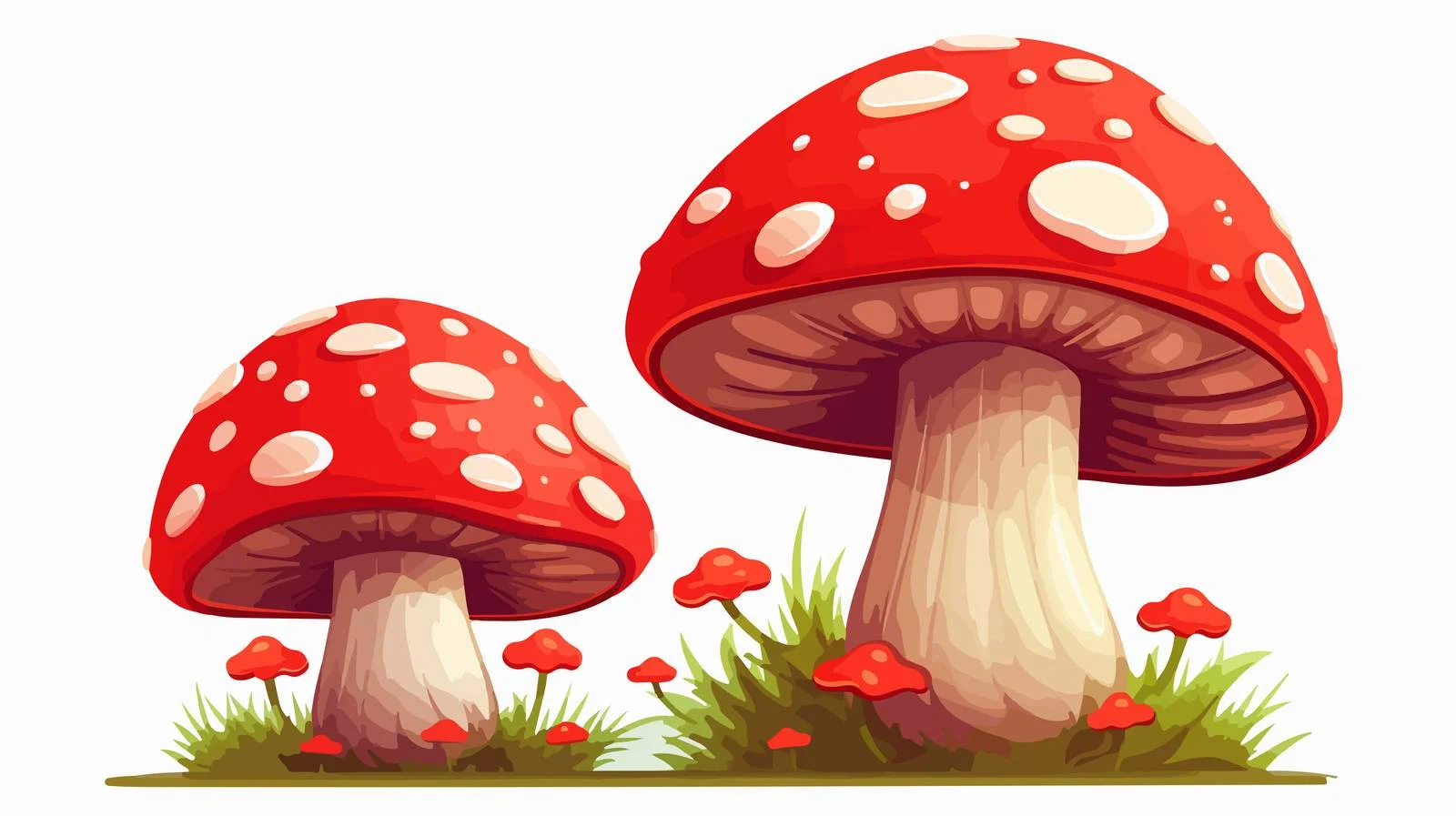 Enchanting Mushroom Character Illustration — free download from Dotvec