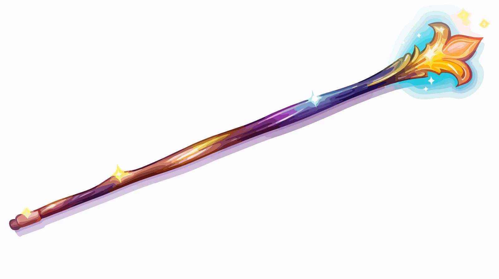 Enchanted Wand Illustration — free download from Dotvec