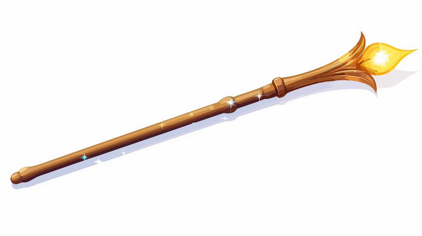 Cartoon Magic Wand Illustration — free download from Dotvec