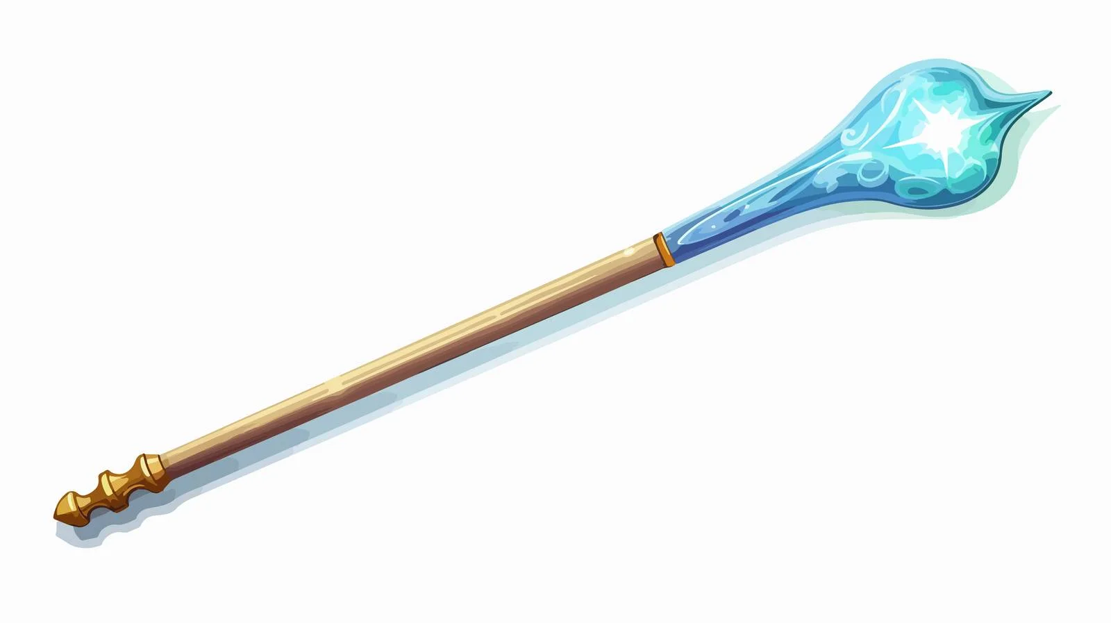 Cartoon Magic Wand Vector Illustration — free download from Dotvec