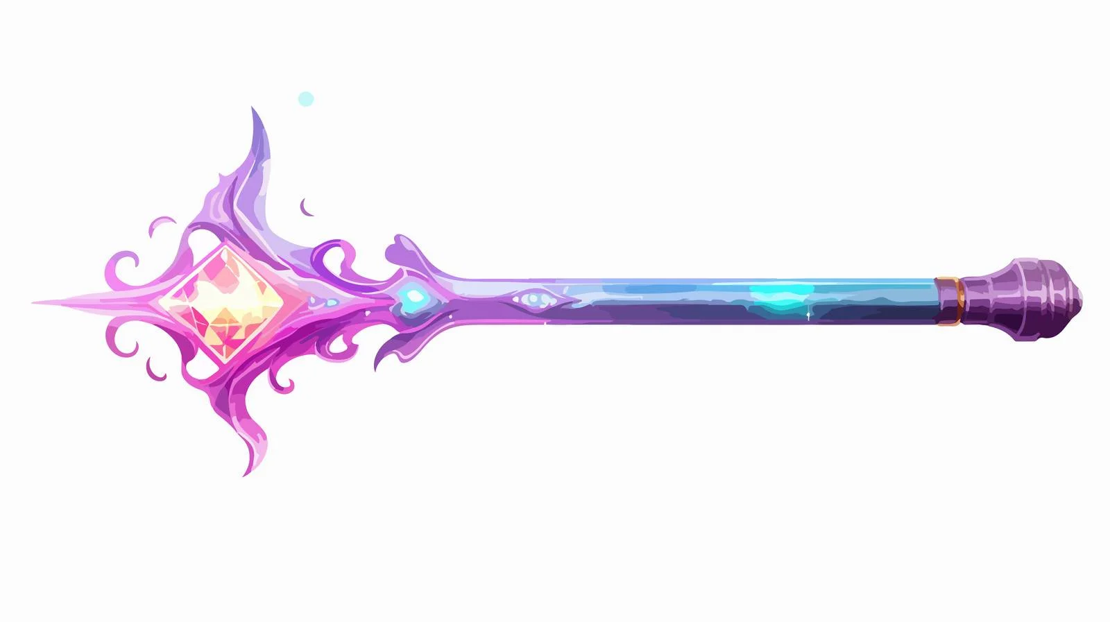 Magic Wand Spells Casting Cartoon Vector — free download from Dotvec