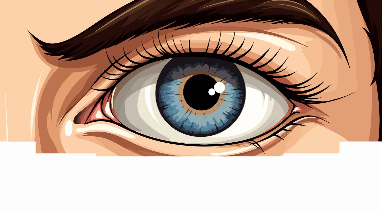 Comic Man Popping Eyes Vector Illustration — free download from Dotvec