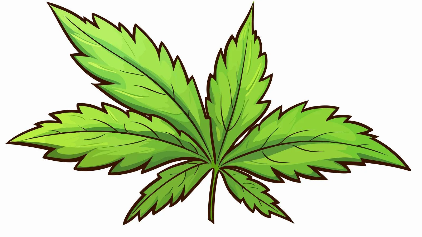 Cartoon Marijuana Joint Vector Illustration — free download from Dotvec
