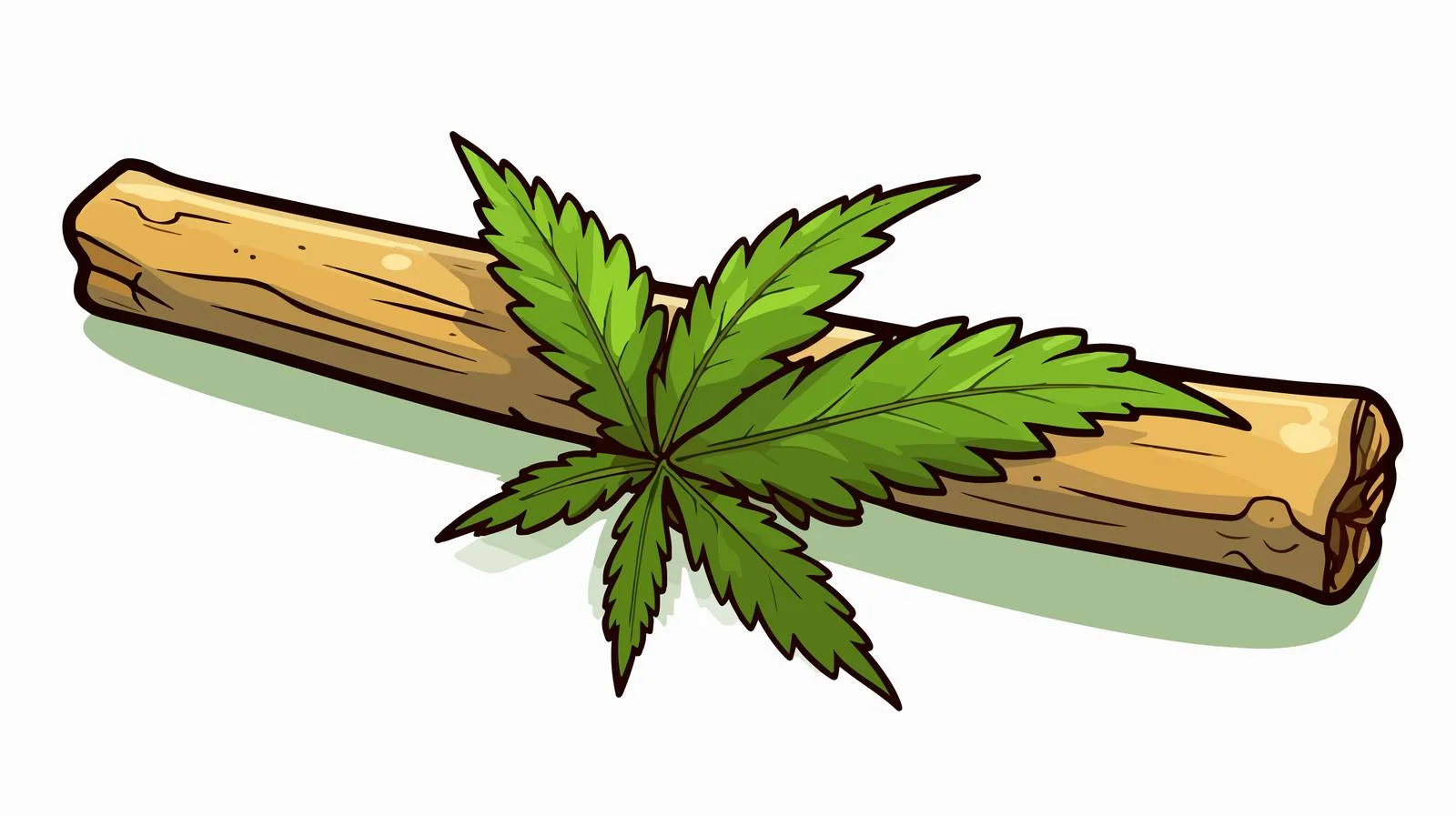 Cartoon Marijuana Joint Stock Vector — free download from Dotvec