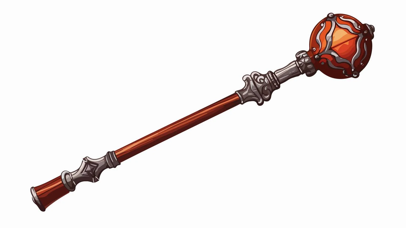 Medieval Mace Cartoon Vector Illustration — free download from Dotvec