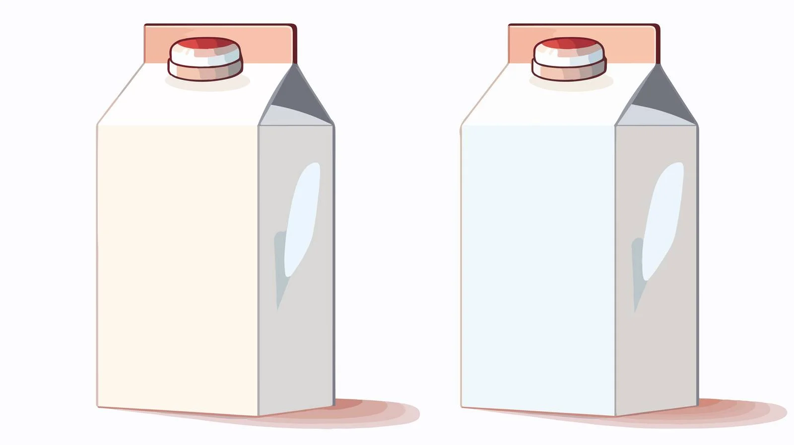 Cartoon Milk Carton Vector Illustration — free download from Dotvec