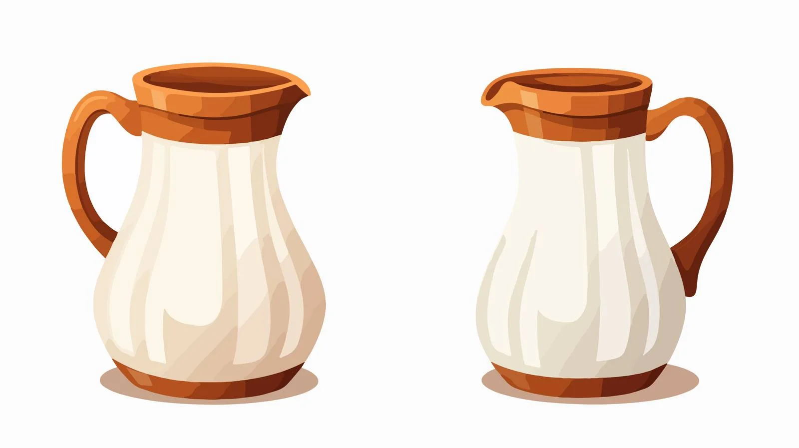 Cartoon Milk Jug Vector Illustration — free download from Dotvec