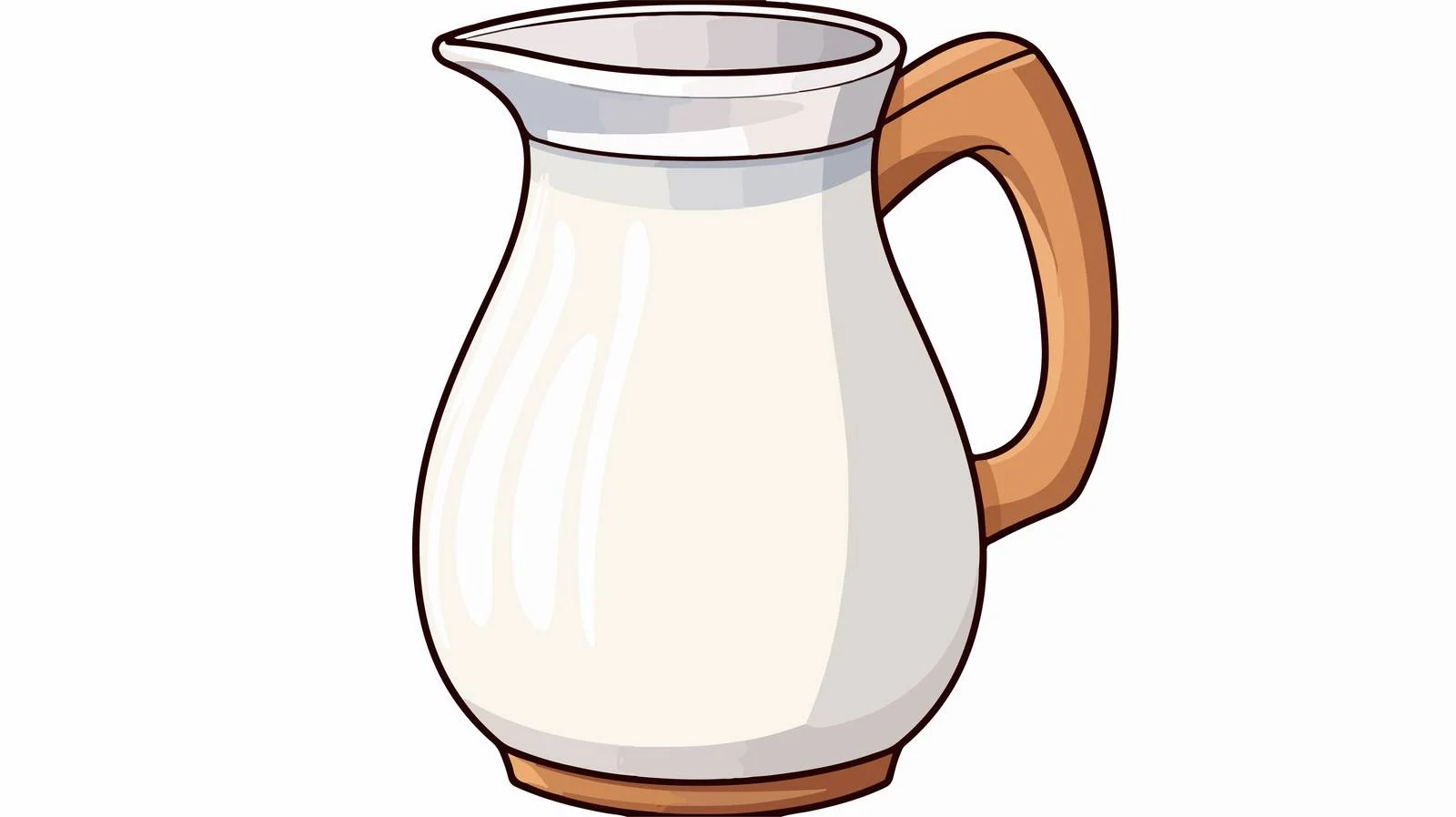 Cartoon Milk Jug Vector Illustration — free download from Dotvec