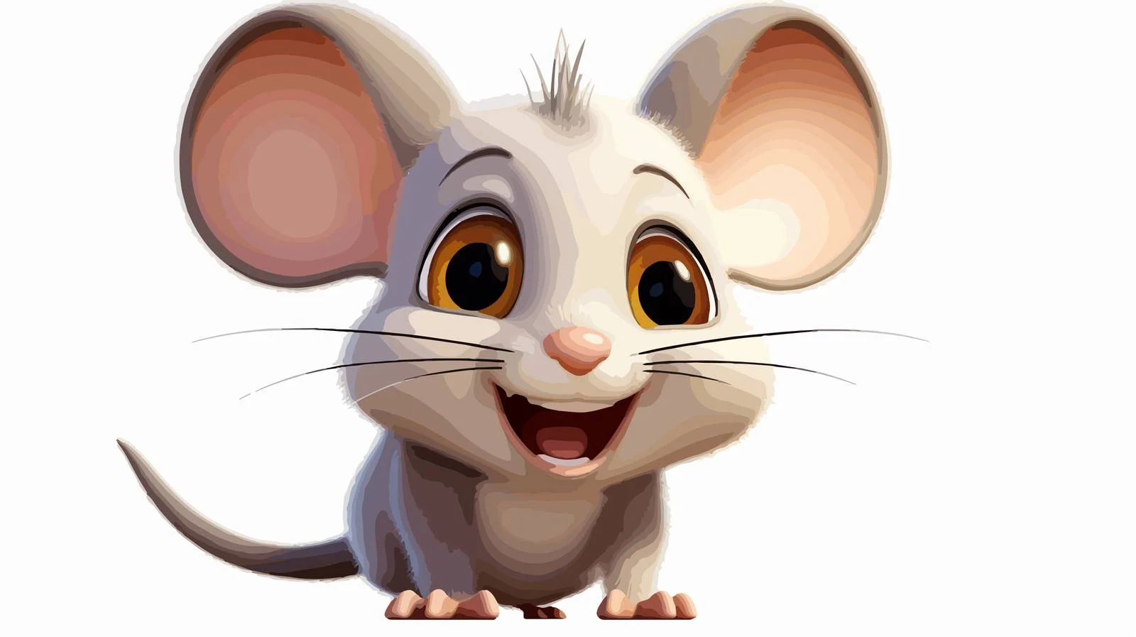 Cartoon Mouse Illustration — free download from Dotvec