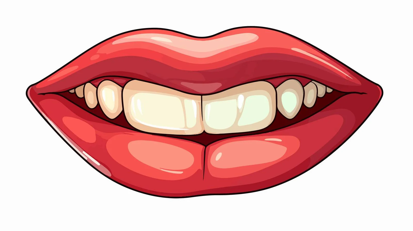 Cartoon Mouth Stock Illustration — free download from Dotvec