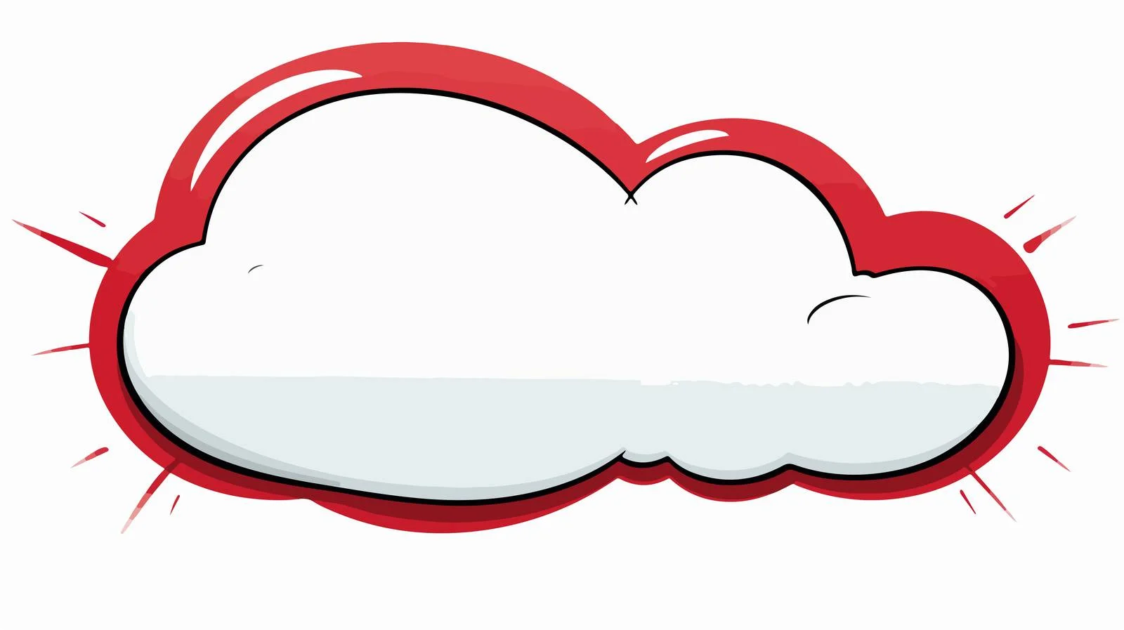 Cartoon Speech Bubble Vector Illustration — free download from Dotvec