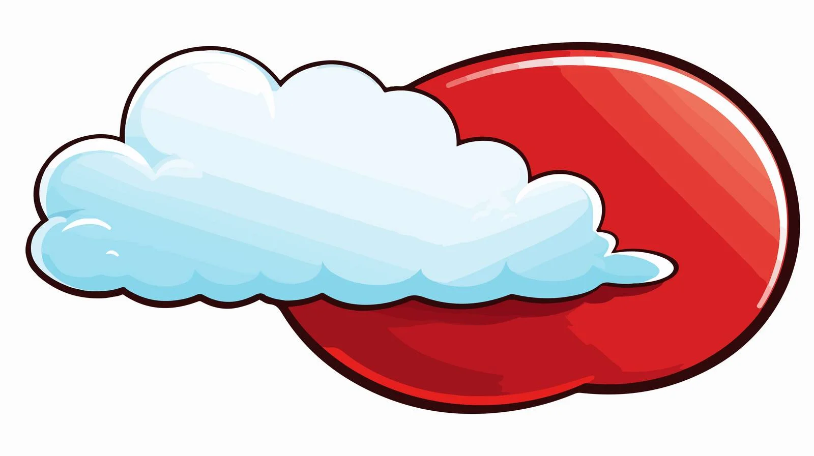 Cartoon Speech Bubble Vector Illustration — free download from Dotvec