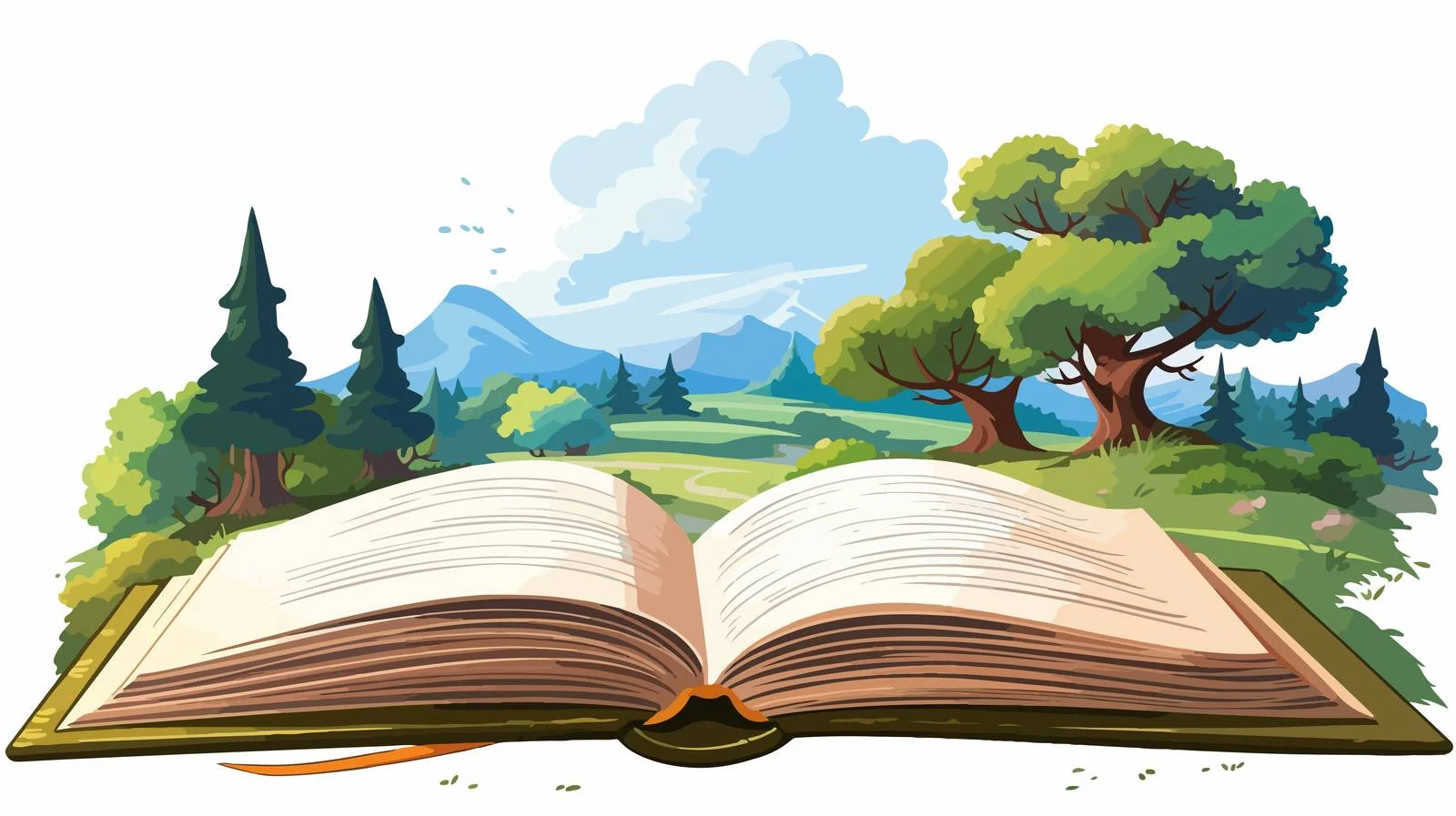 Vintage Cartoon Book Illustration — free download from Dotvec