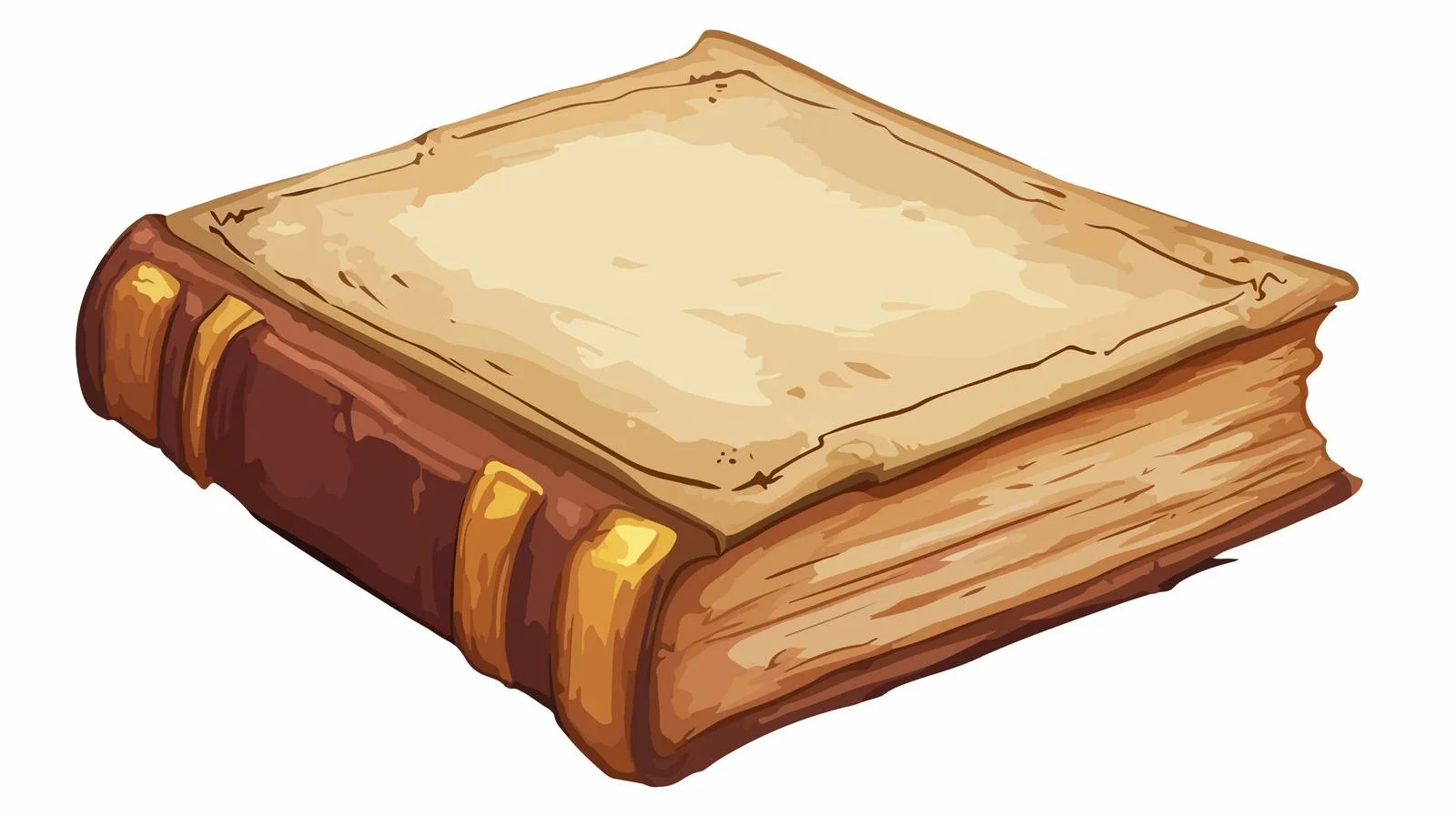 Cartoon Old Book Vector Illustration — free download from Dotvec