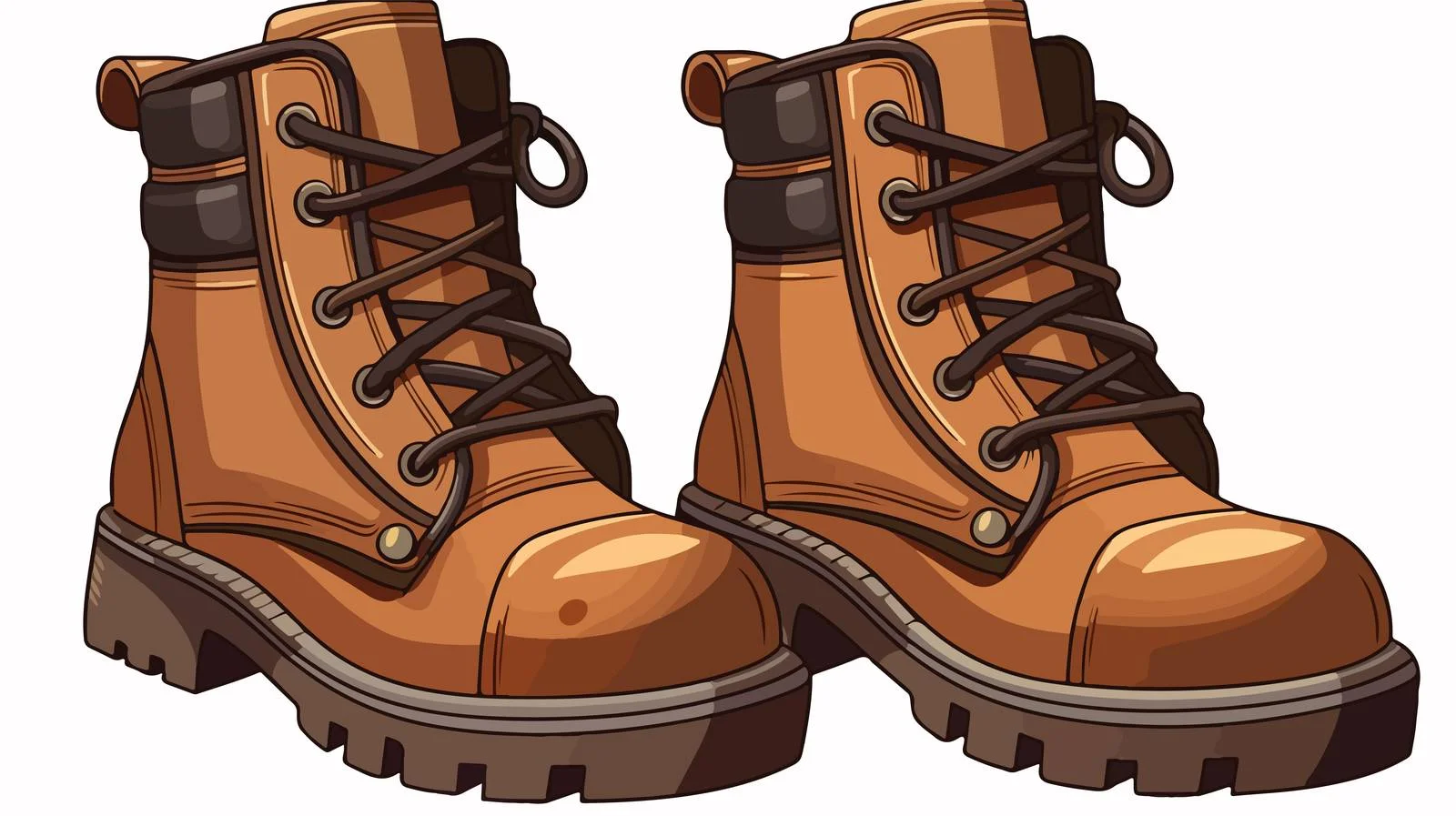 Vintage Cartoon Boots Vector Illustration — free download from Dotvec