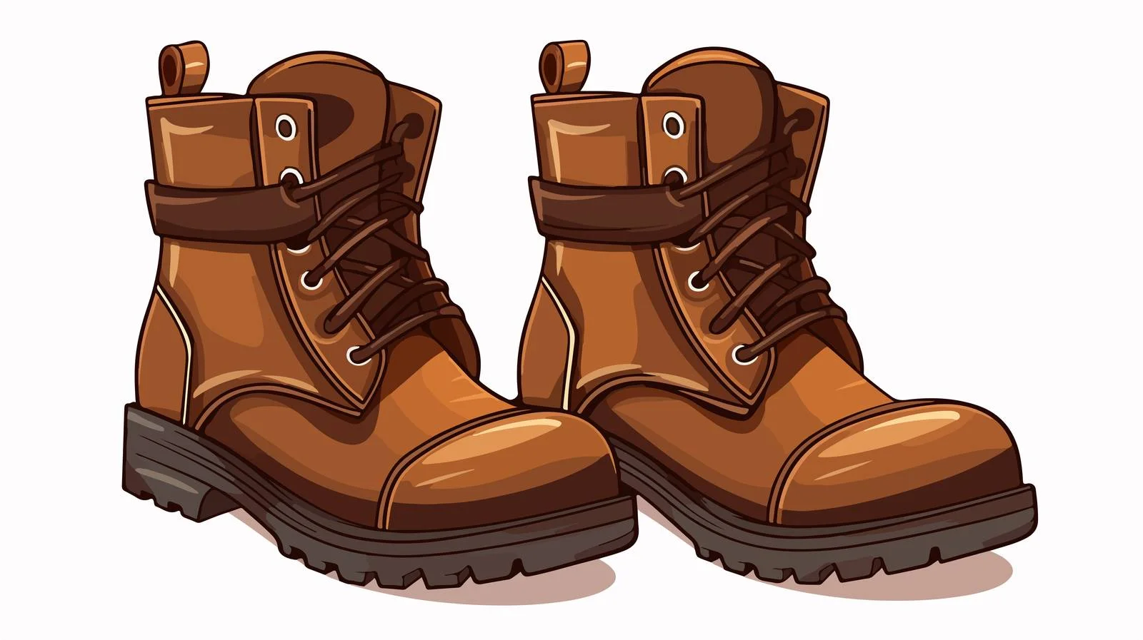 Cartoon Old Boots Illustration — free download from Dotvec