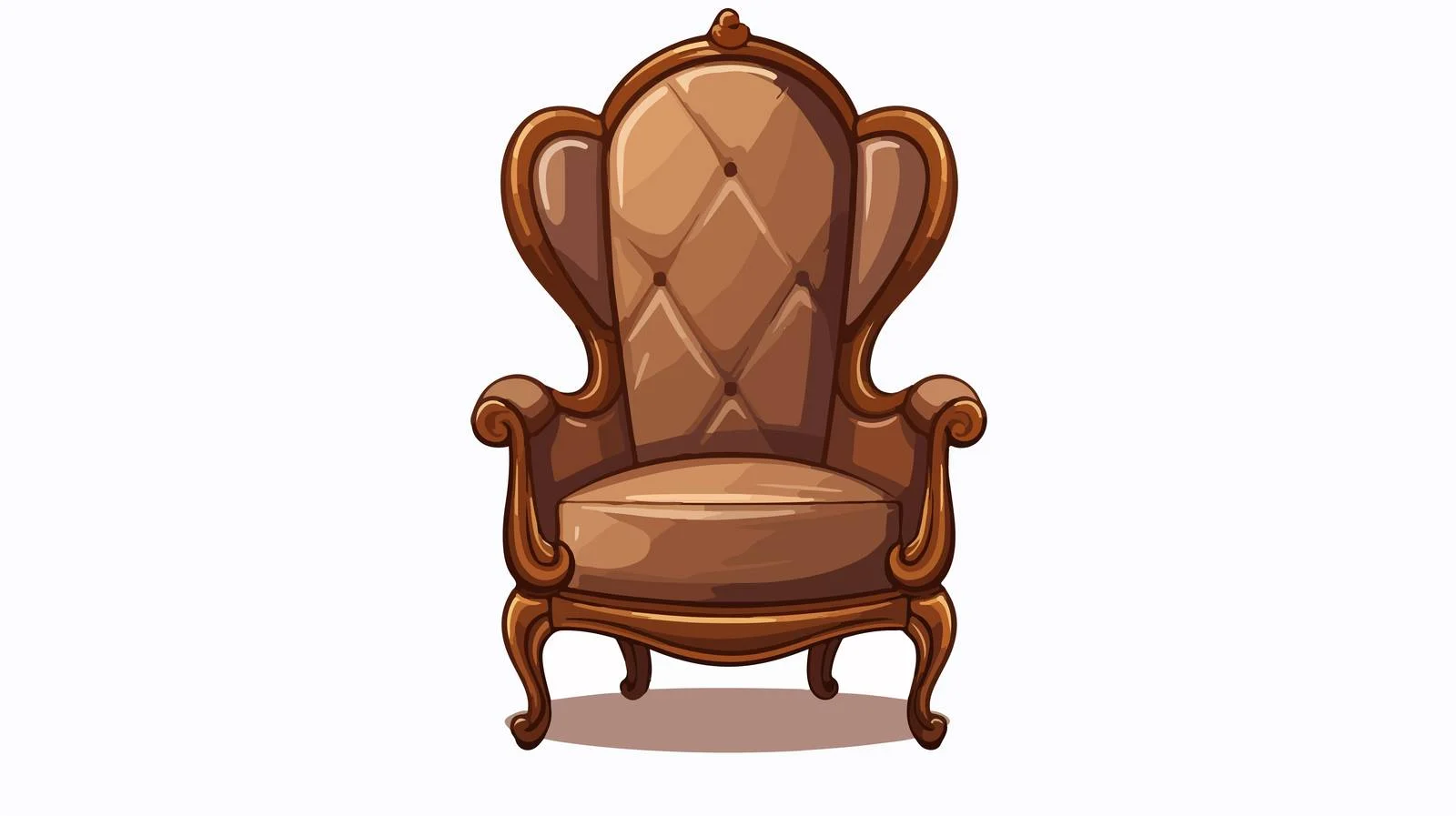 Vintage Cartoon Chair Illustration — free download from Dotvec