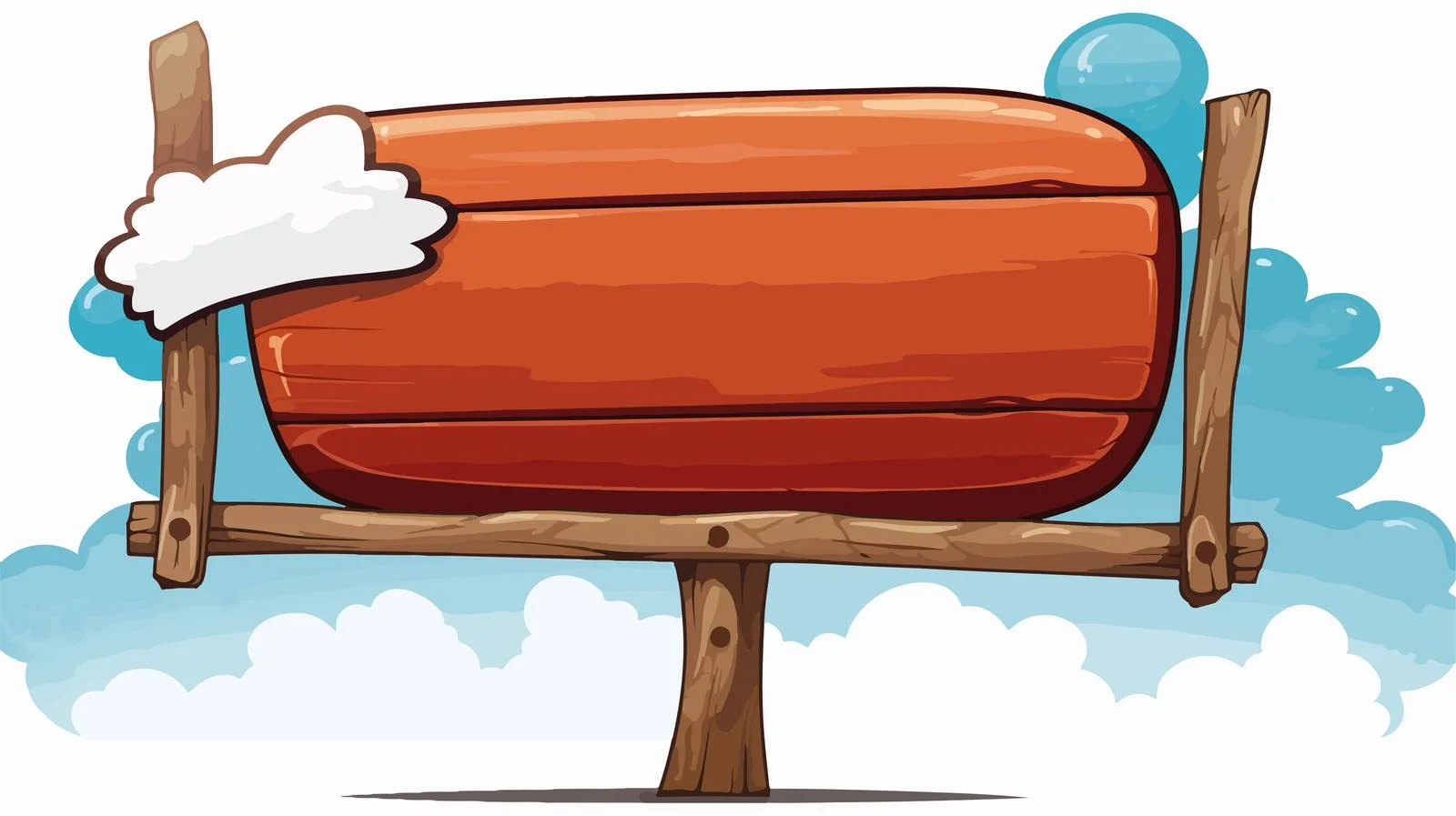 Vintage Direction Sign with Speech Bubble — free download from Dotvec