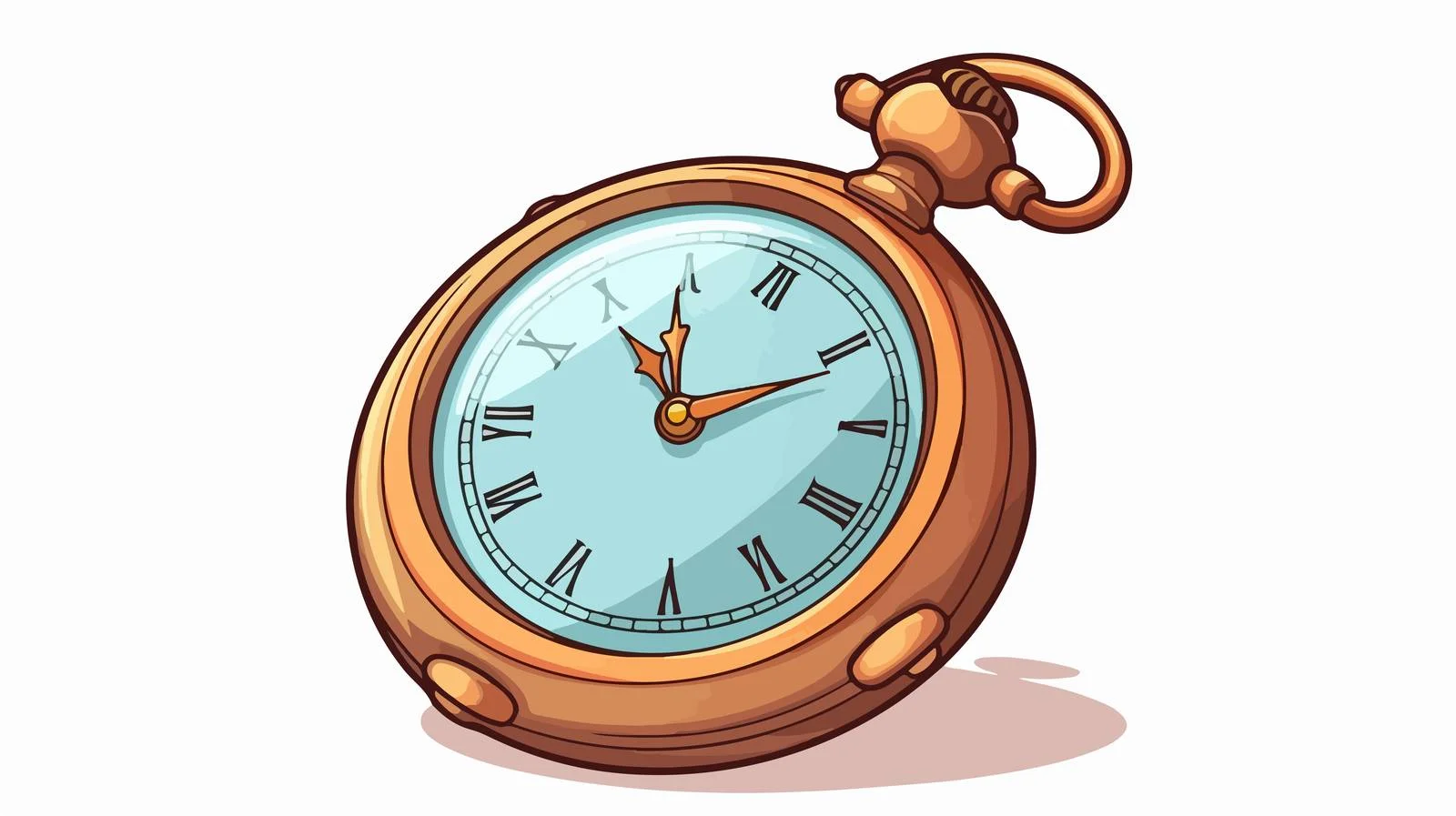 Vintage Cartoon Watch Vector Illustration — free download from Dotvec