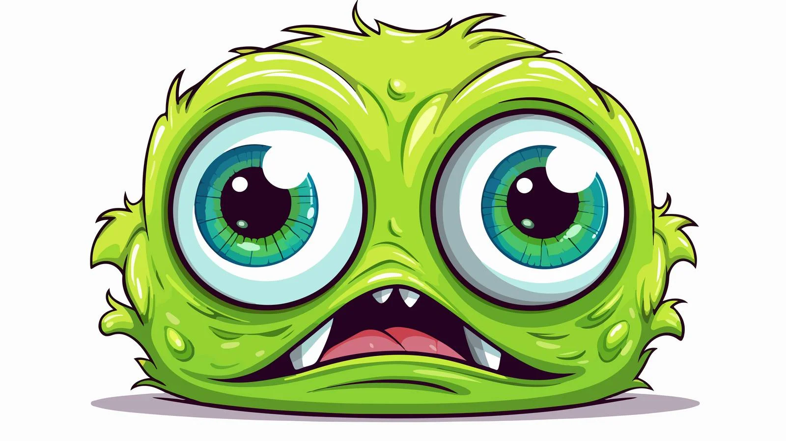 One-Eyed Monster Cartoon Character Vector — free download from Dotvec