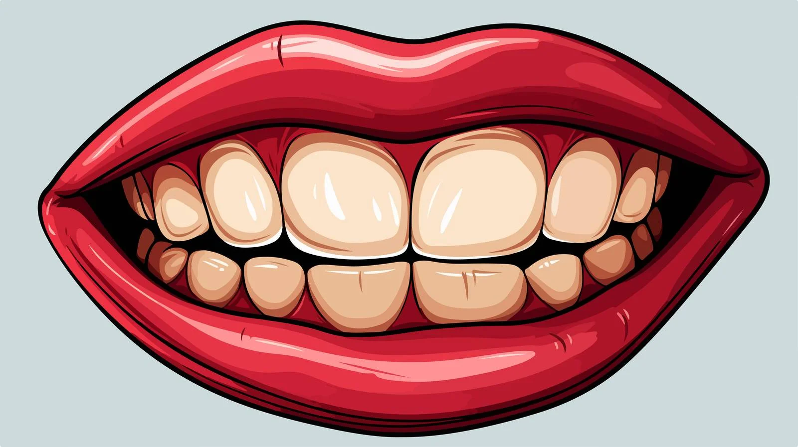 Whimsical Cartoon Character with Open Mouth — free download from Dotvec