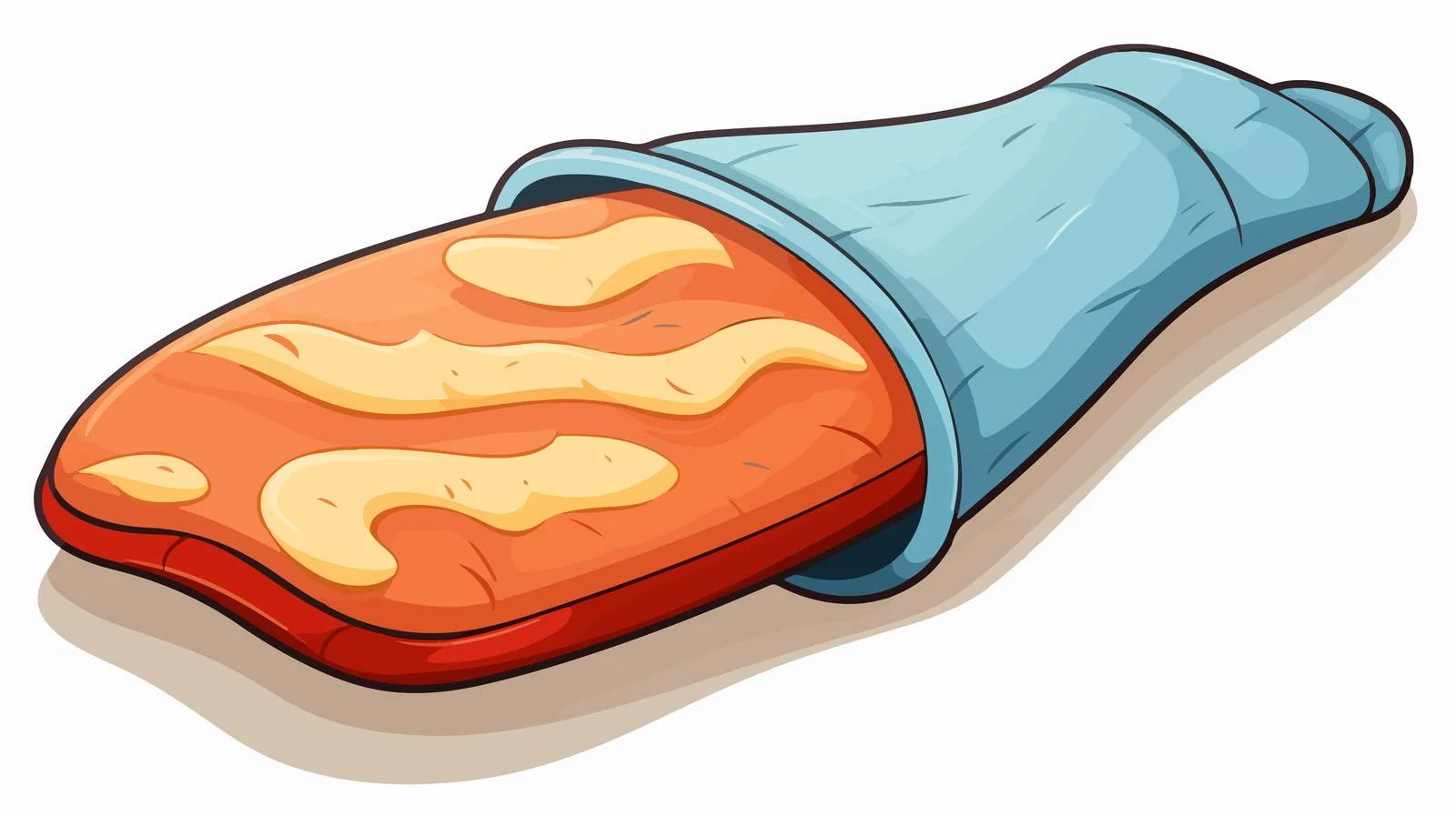 Cartoon Oven Glove Illustration — free download from Dotvec